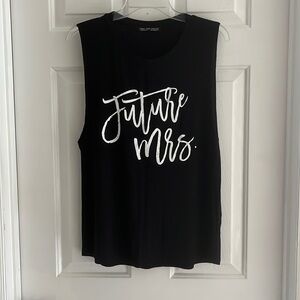 Future Mrs. Black Tank Top